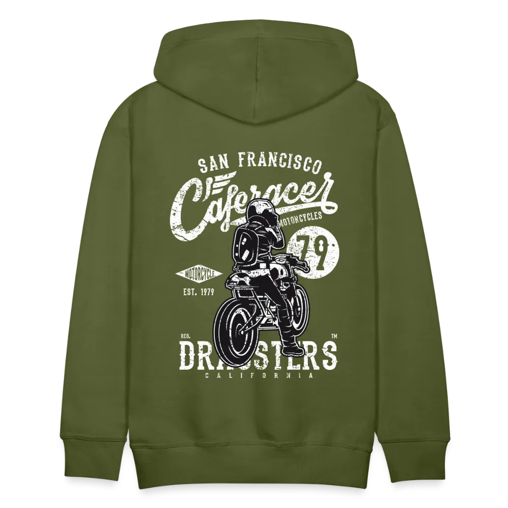 San Francisco Caferacer Motorcycle Hoodie - Men's Vintage