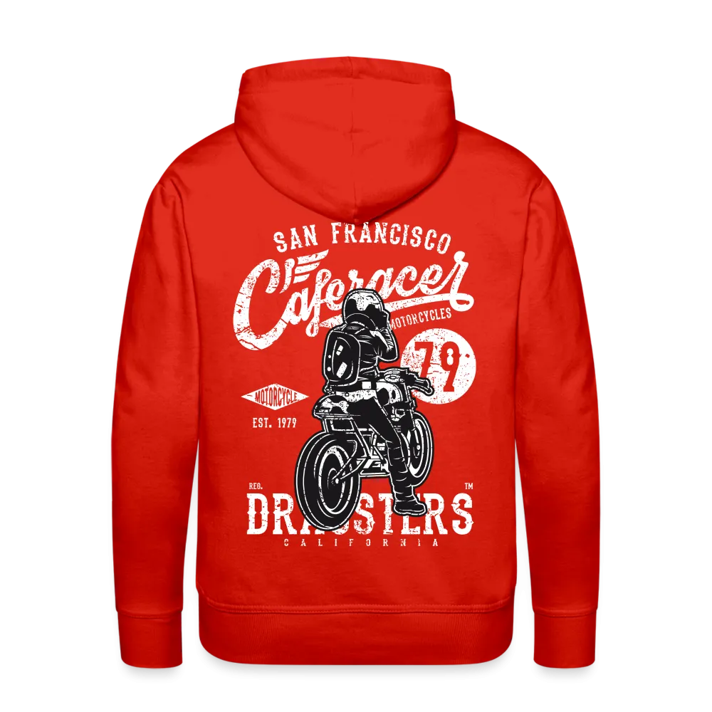San Francisco Caferacer Motorcycle Hoodie - Men's Vintage