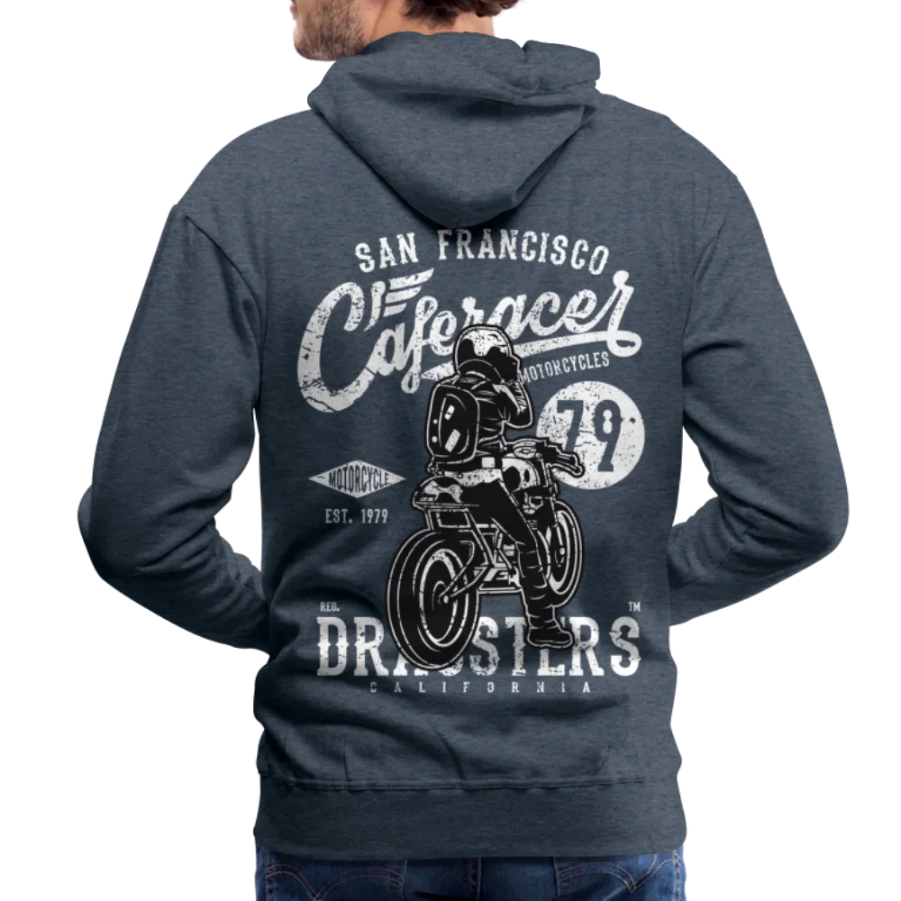 San Francisco Caferacer Motorcycle Hoodie - Men's Vintage