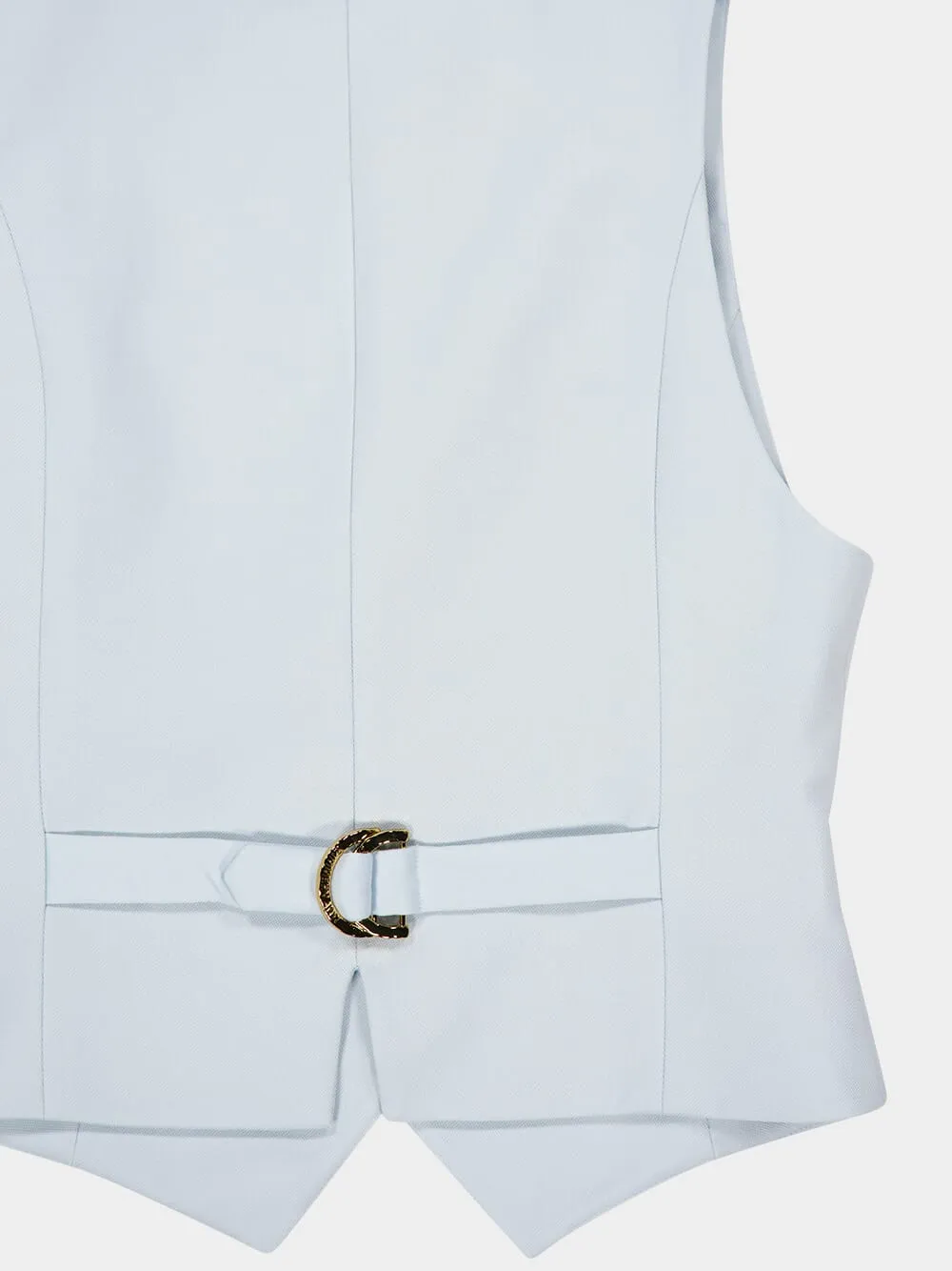 Sea Foam Wool Waistcoat