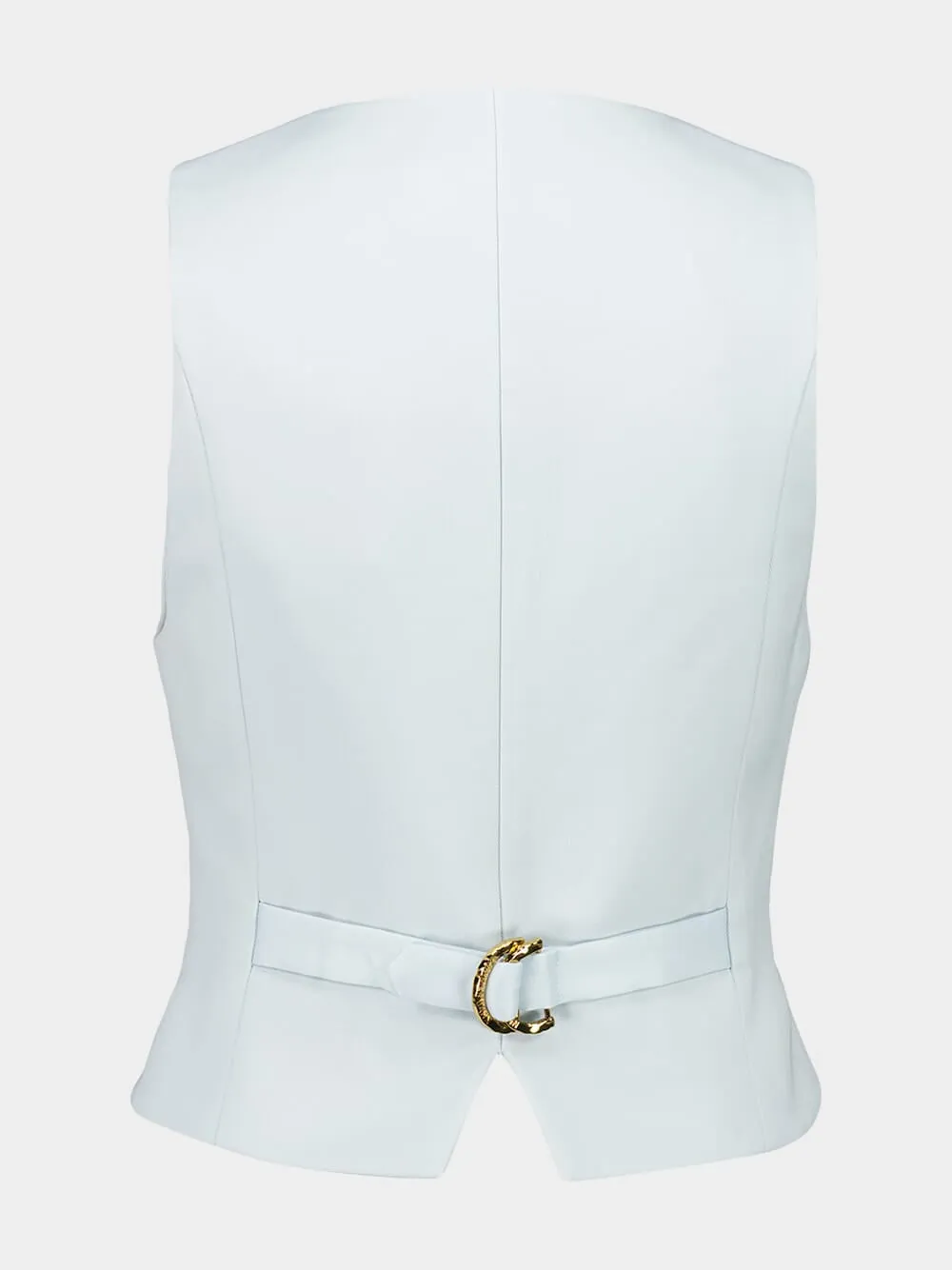 Sea Foam Wool Waistcoat