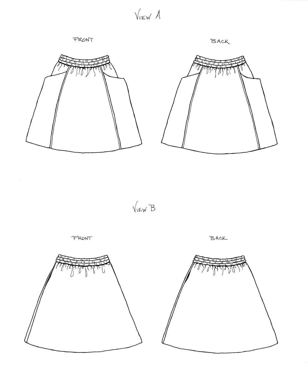 Sew Liberated - Gypsum Skirt