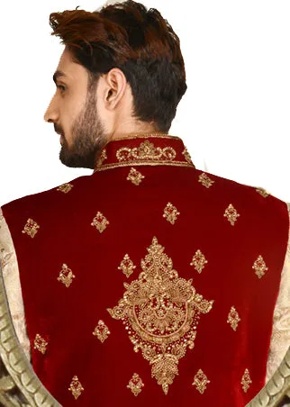 Sherwani (Custom Tailored) - (D.No.-1117)