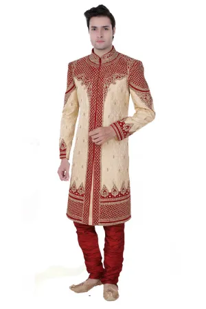Sherwani (Custom Tailored) - (D.No.-1141)