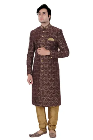 Sherwani (Custom Tailored) - (D.No.-1151)