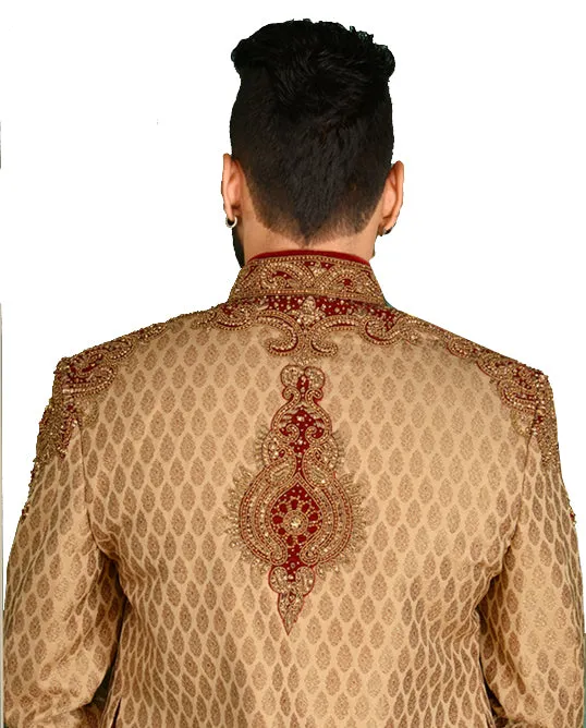 Sherwani (Custom Tailored) - (D.No.-1181)