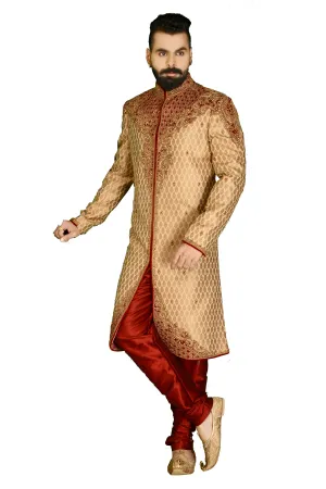 Sherwani (Custom Tailored) - (D.No.-1181)