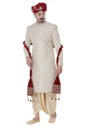 Sherwani (Custom Tailored) - (D.No.-1227)