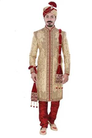 Sherwani (Custom Tailored) - (D.No.-1243)