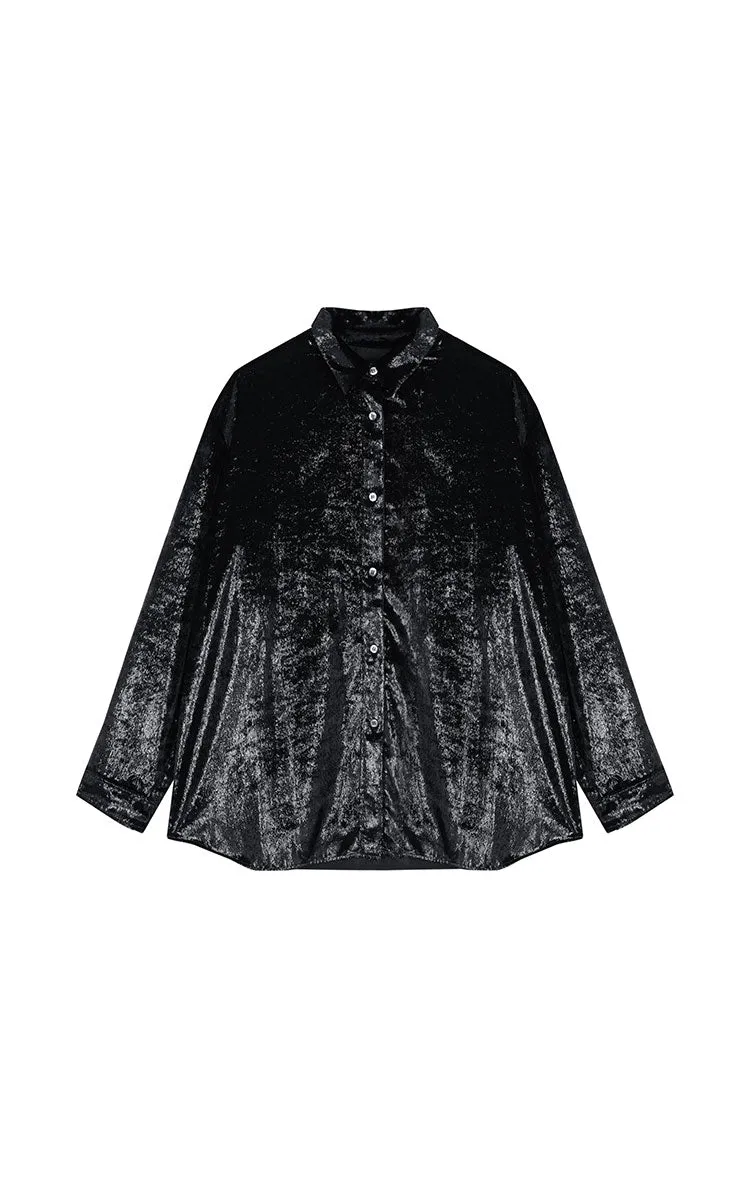 Shirt / JNBY Blended Corduroy Long Sleeve Shirt