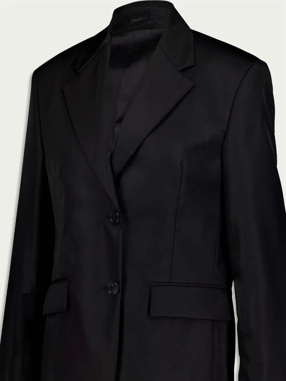 Single-Breasted Tailored Blazer