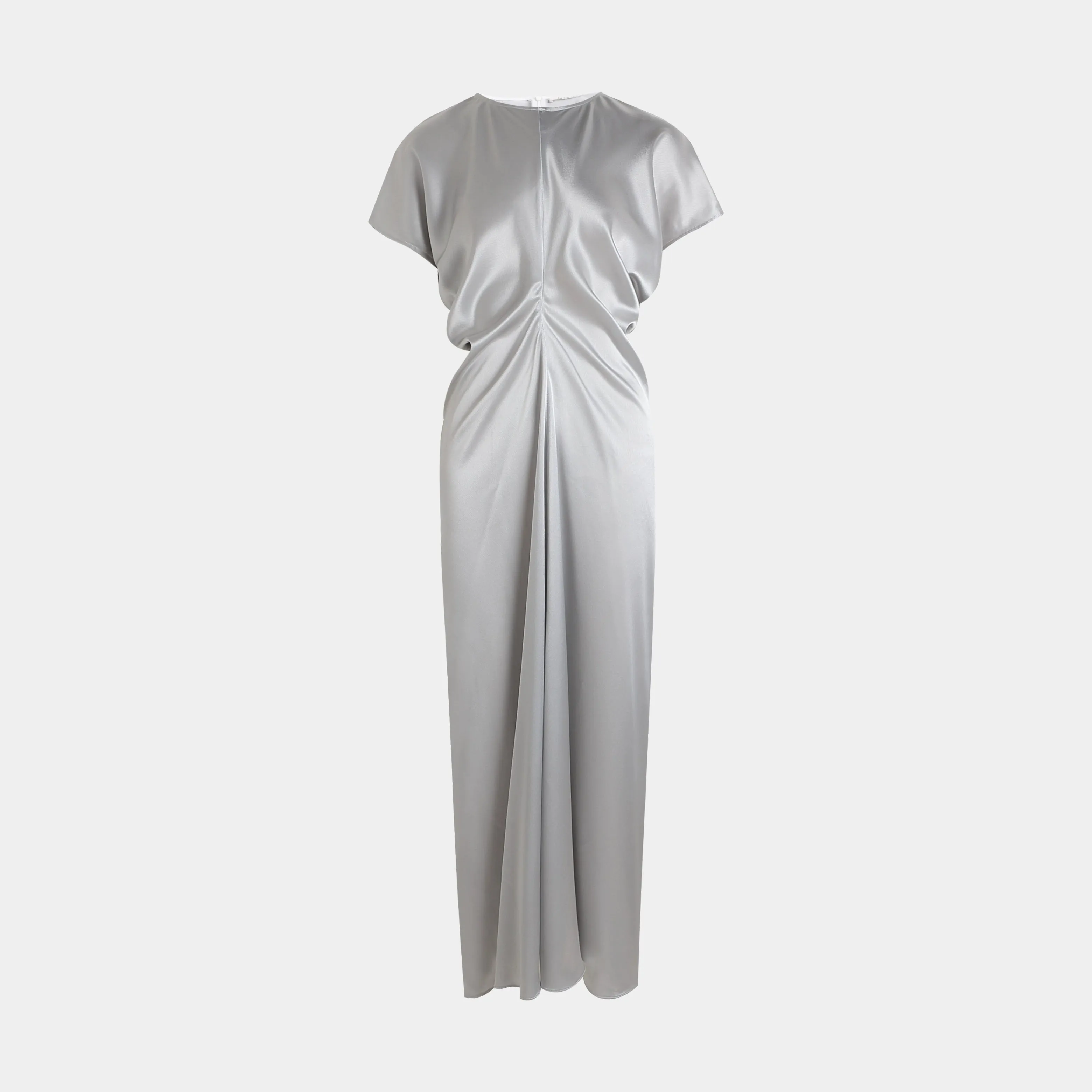 Sleek Satin Slim Dress