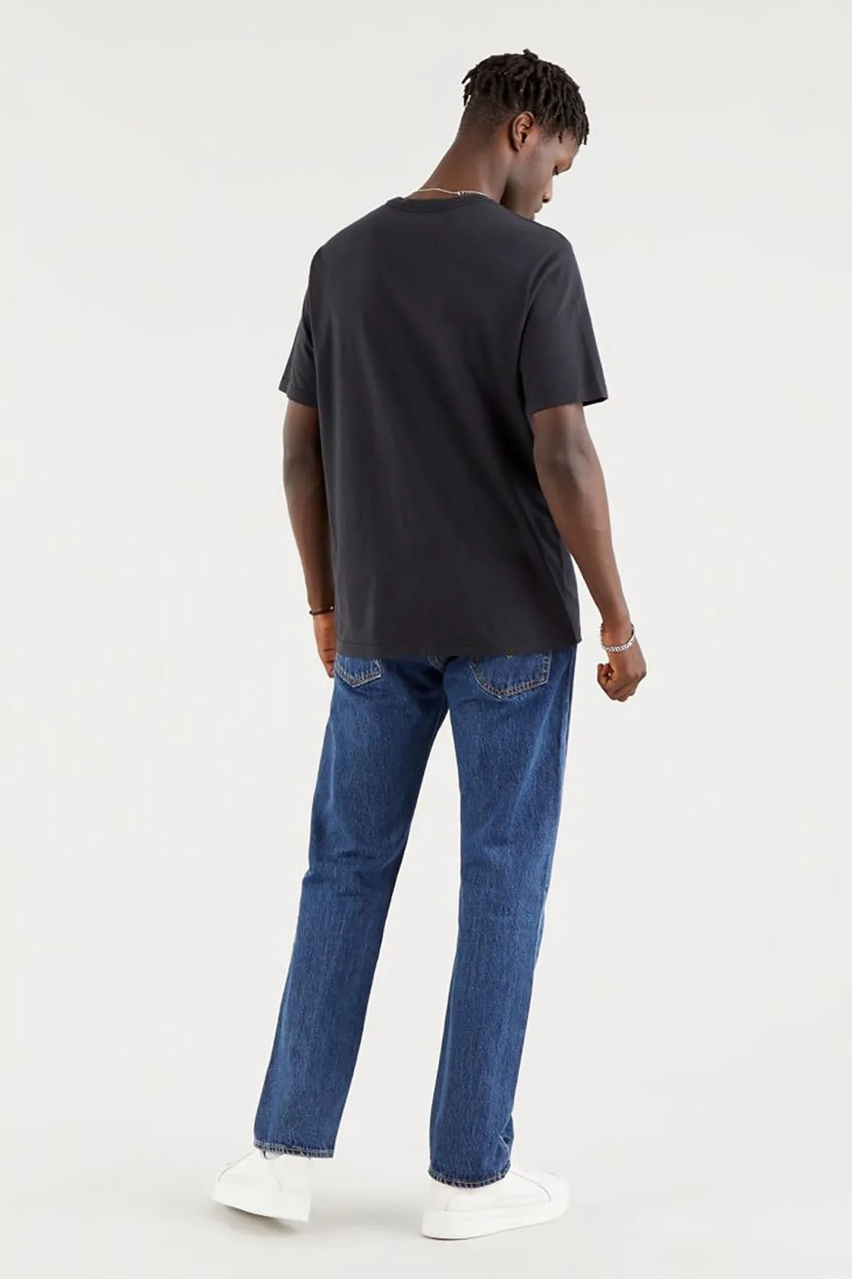 Ss Relaxed Fit Tee Mv Ssnl Logo Caviar G