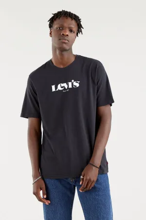 Ss Relaxed Fit Tee Mv Ssnl Logo Caviar G
