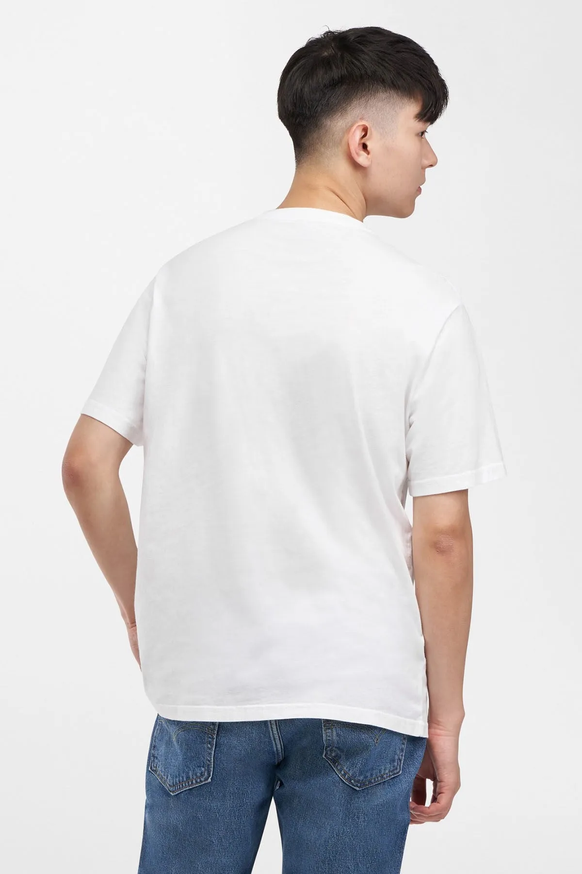 Ss Relaxed Fit Tee Mv Ssnl Logo White Gr