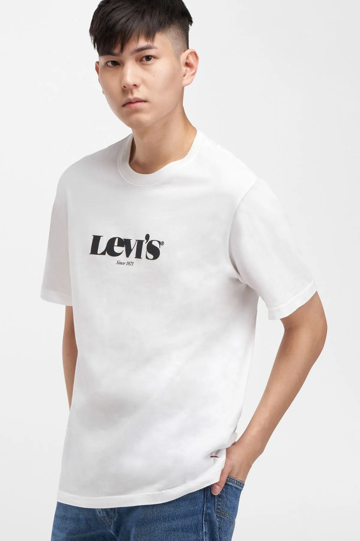 Ss Relaxed Fit Tee Mv Ssnl Logo White Gr