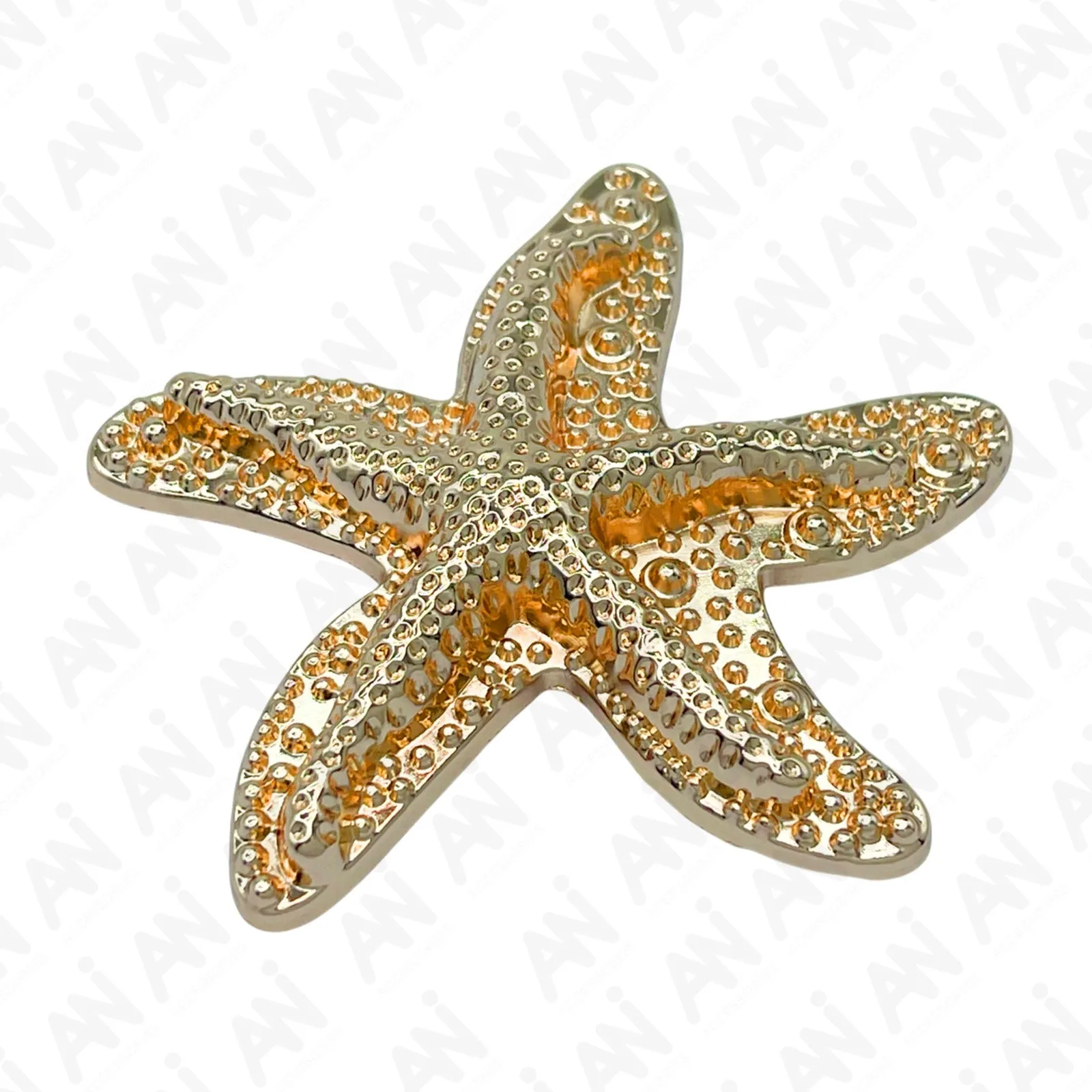 Star Fish Metal Brooch for Sarees, Cardigans, Dresses, & More