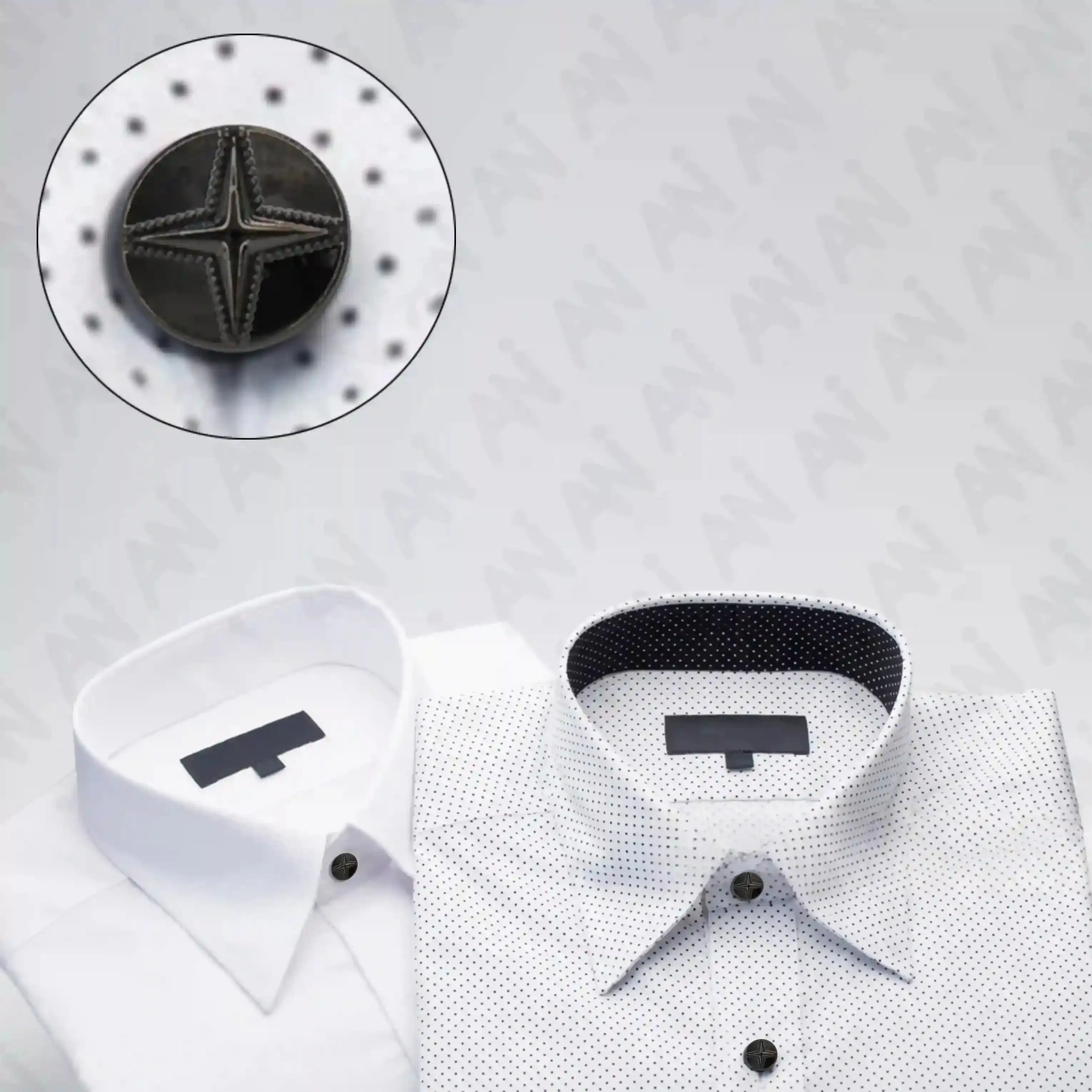 Starburst 10mm Metal Shirt Buttons
