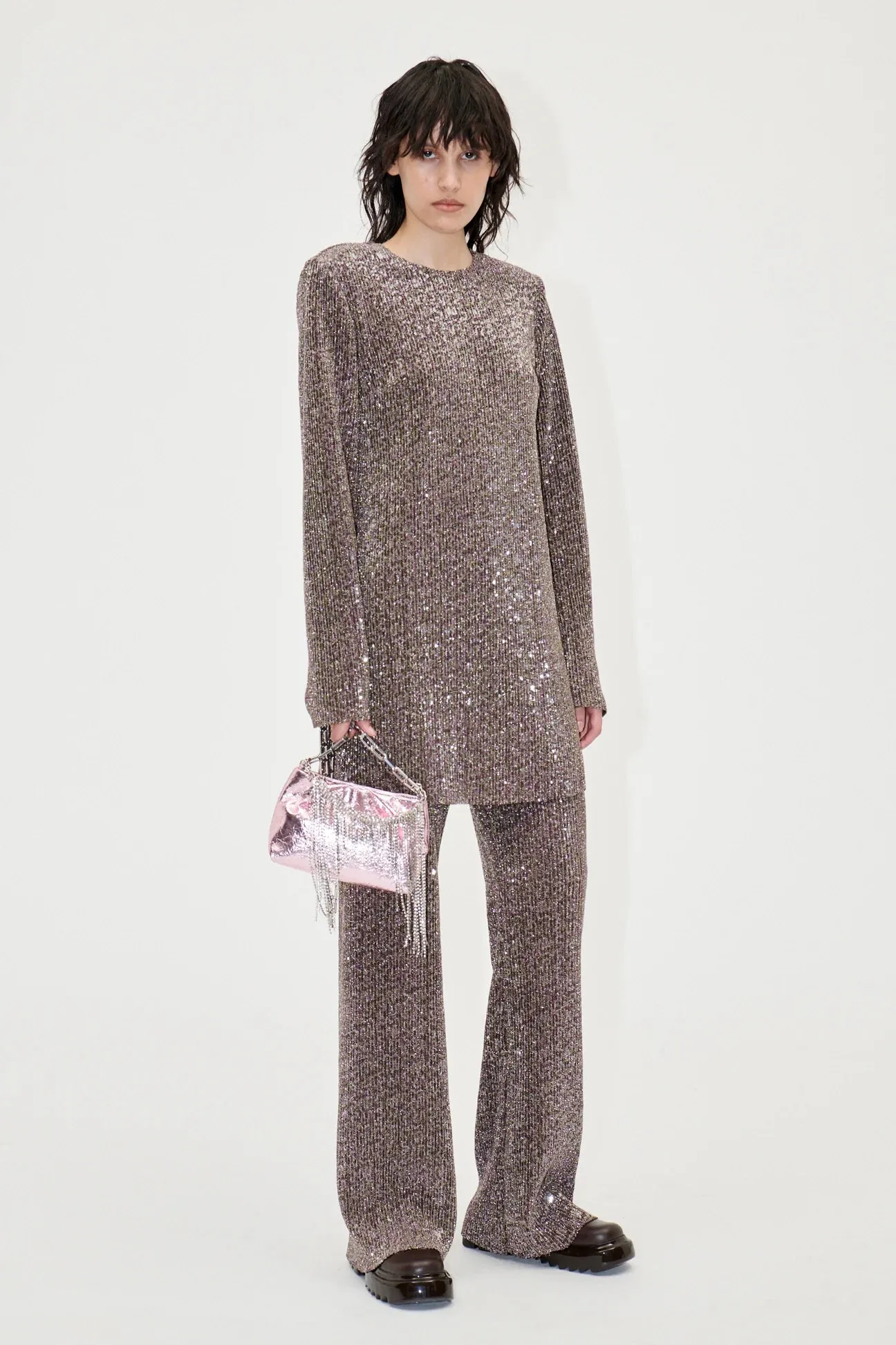 Stine Goya ODIS DRESS HOLOGRAPHIC SEQUIN