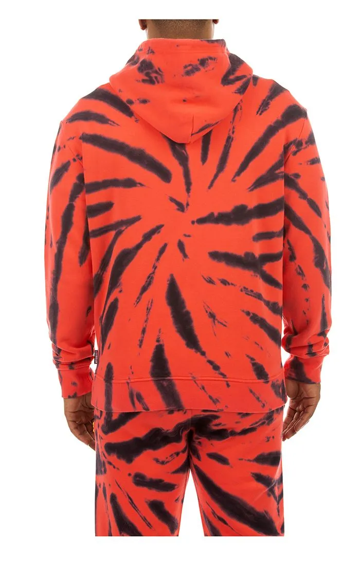Stone Hoodie - Neon Red