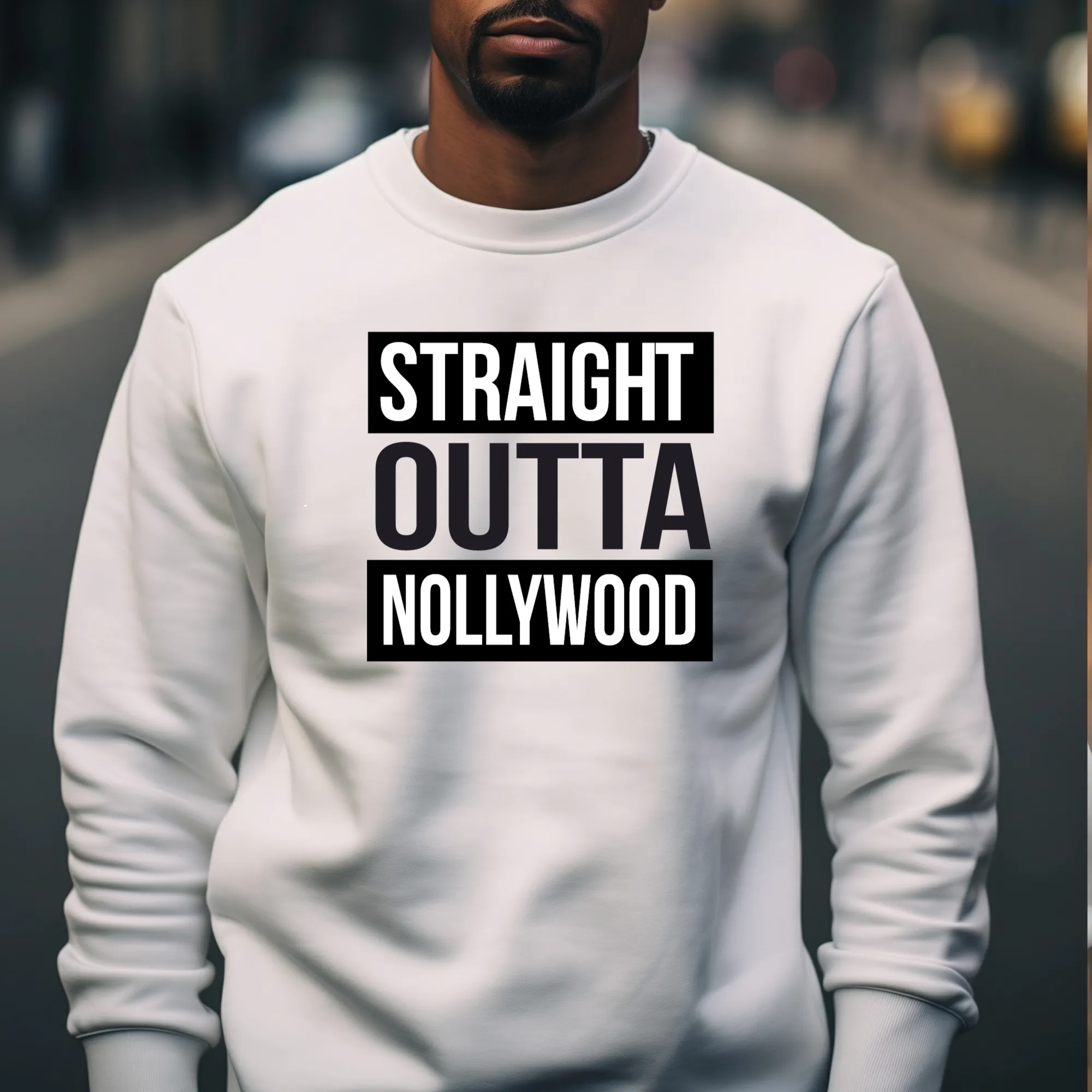 Straight Outta Nollywood Shirt & Hoodie Collection – Crew Neck, V-Neck, Sweatshirts