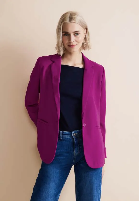 Street One long twill blazer