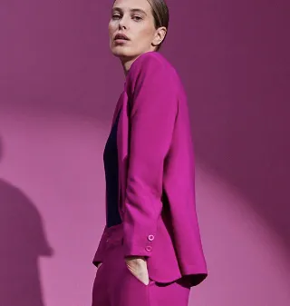 Street One long twill blazer