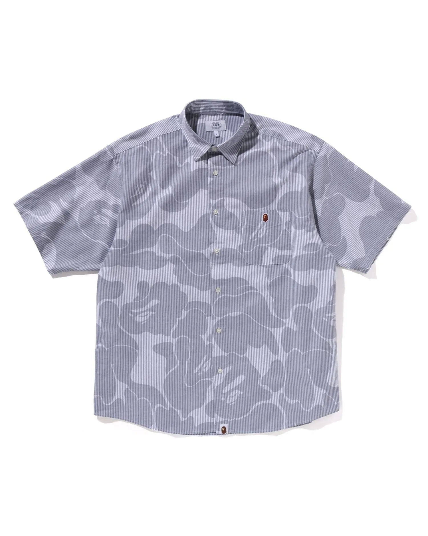 Stripe Camo Relaxed Fit Ss Shirt