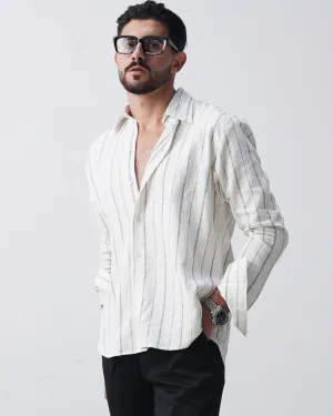STRIPE LINEN SHIRTS | 002