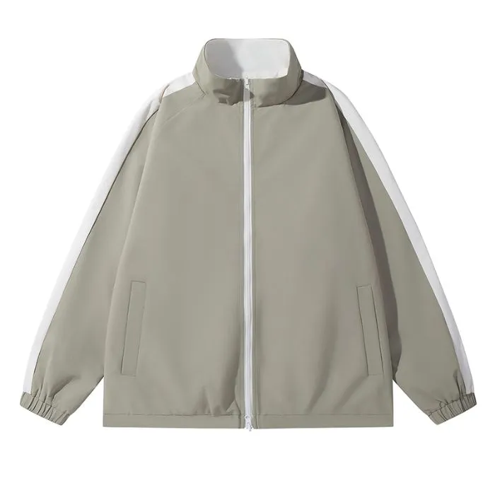 Stylish Dual-side Wear Water-resistant Rain Jacket for Men