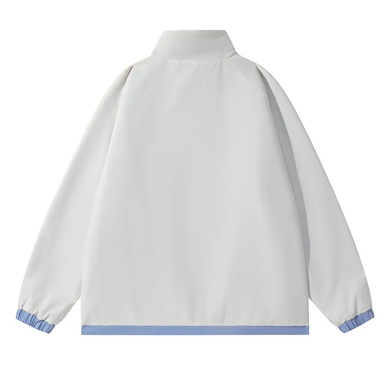 Stylish Dual-side Wear Water-resistant Rain Jacket for Men