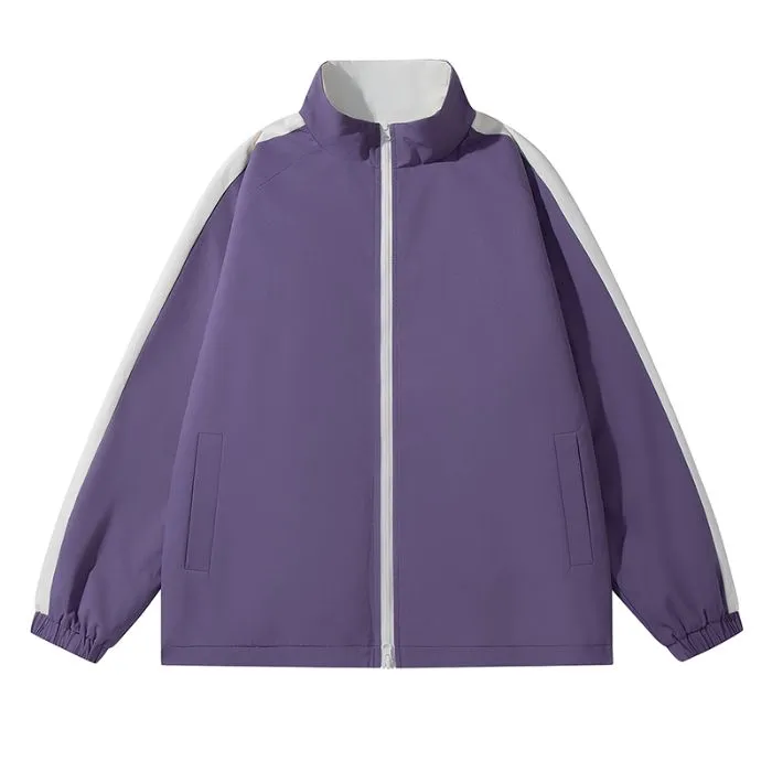 Stylish Dual-side Wear Water-resistant Rain Jacket for Men