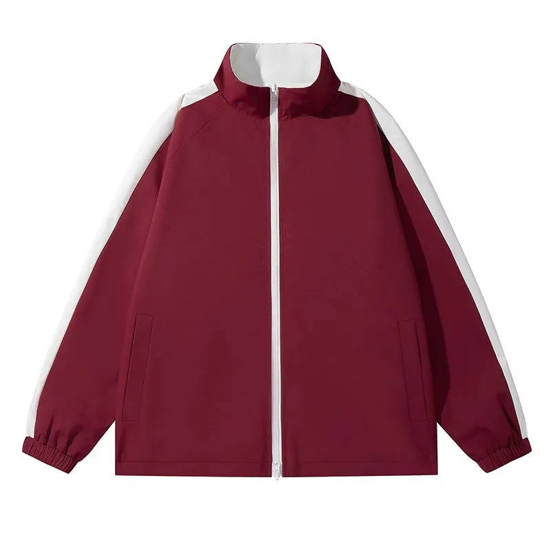 Stylish Dual-side Wear Water-resistant Rain Jacket for Men