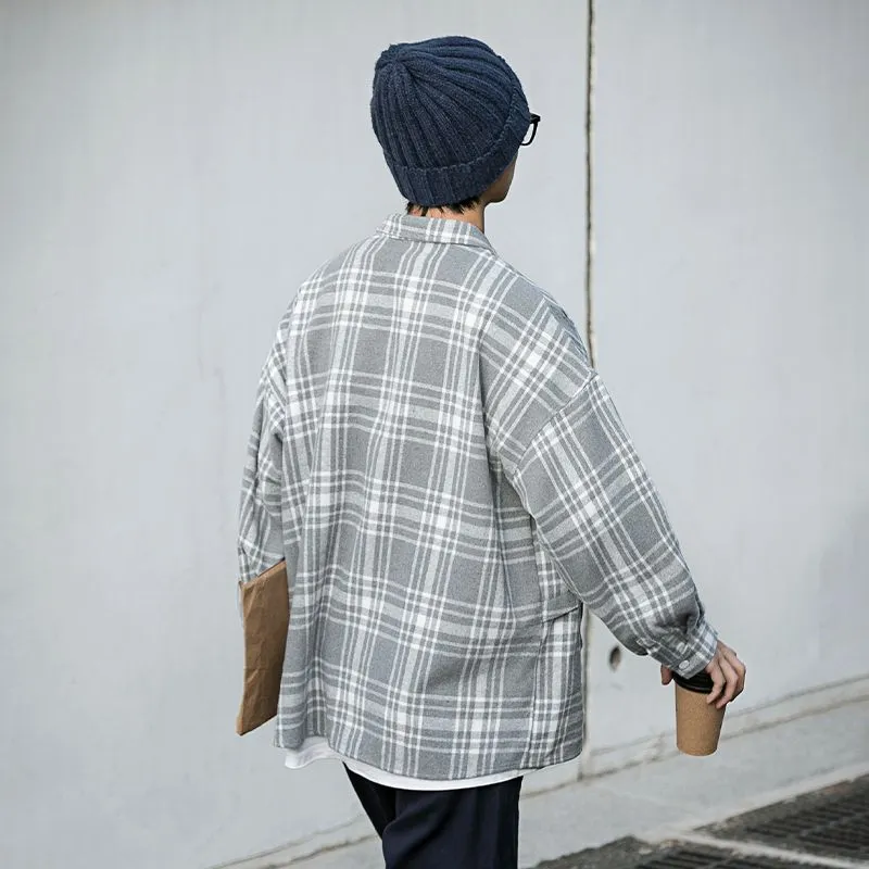 Stylish Plaid Relaxed-Fit Shirt for Men