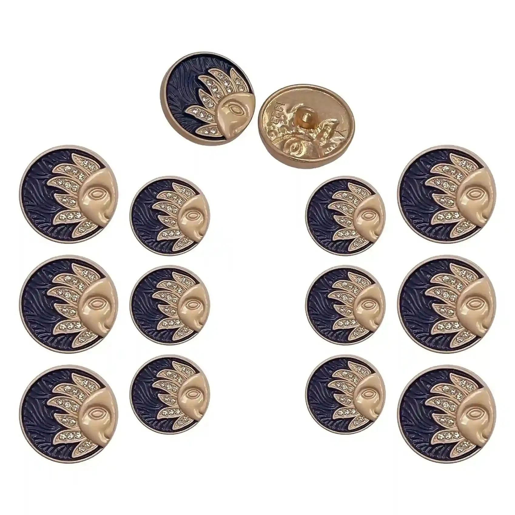 Sun Inspire Metal Buttons