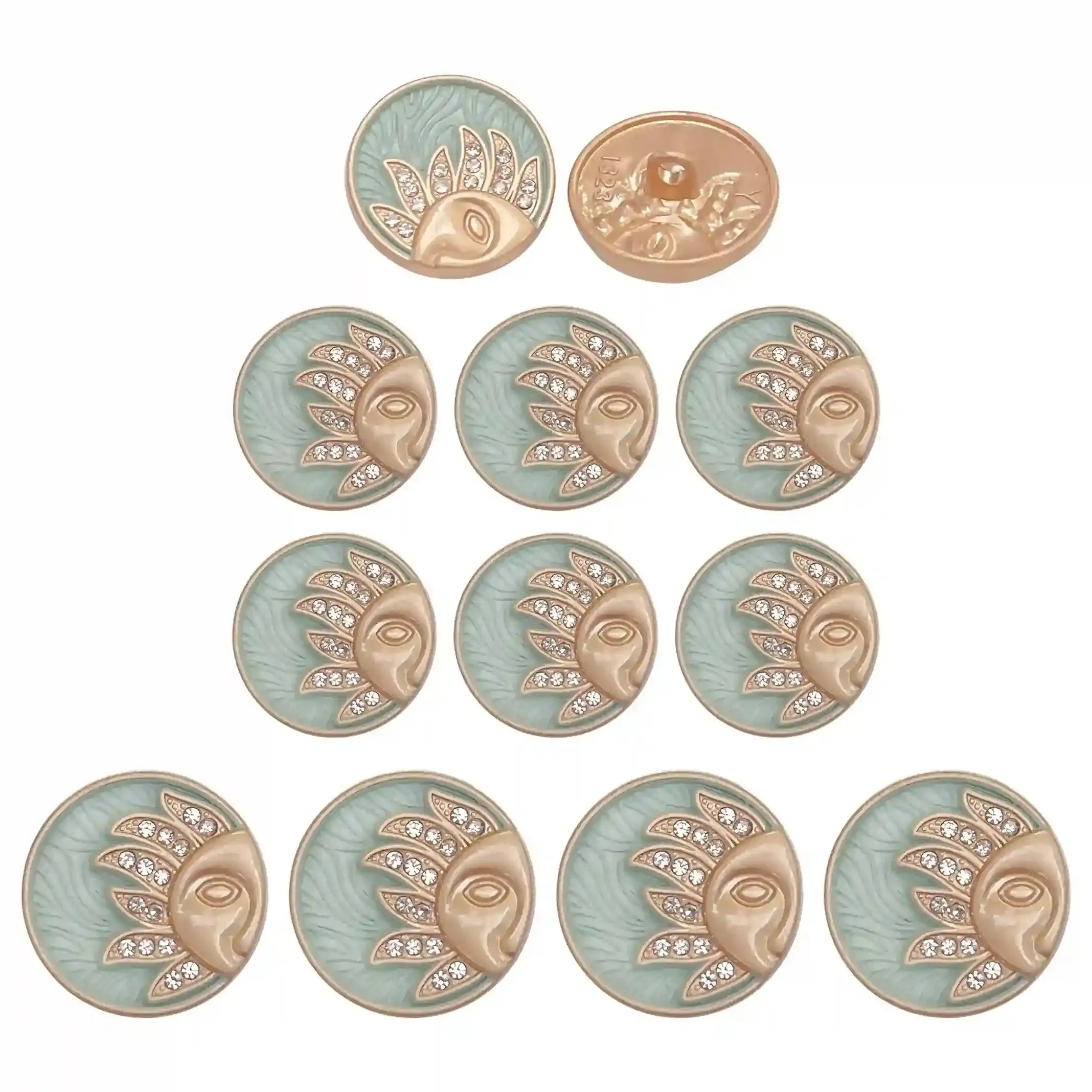 Sun Inspire Metal Buttons
