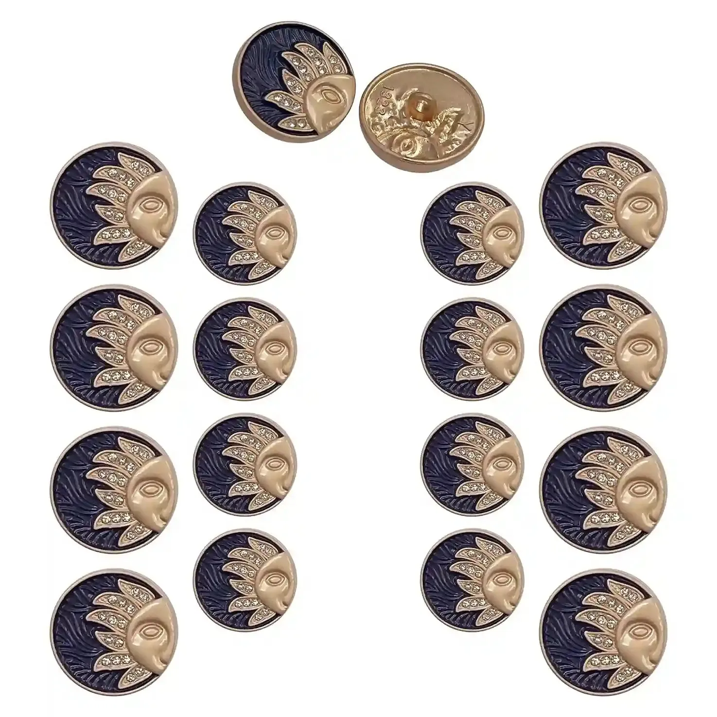 Sun Inspire Metal Buttons