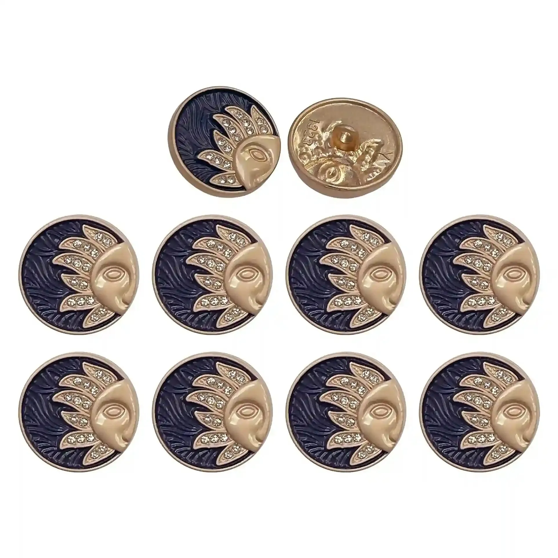 Sun Inspire Metal Buttons