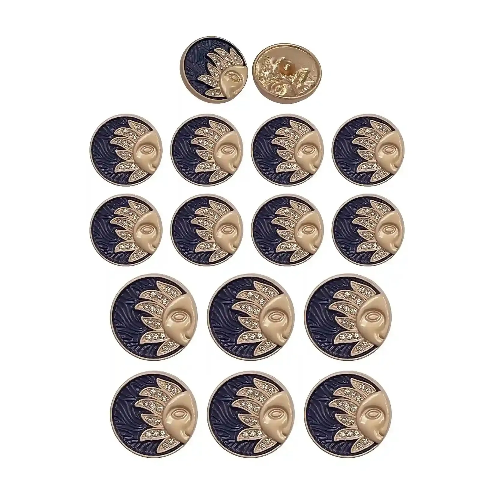 Sun Inspire Metal Buttons