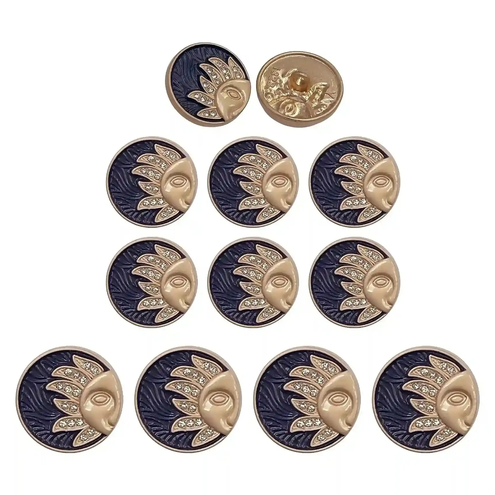 Sun Inspire Metal Buttons