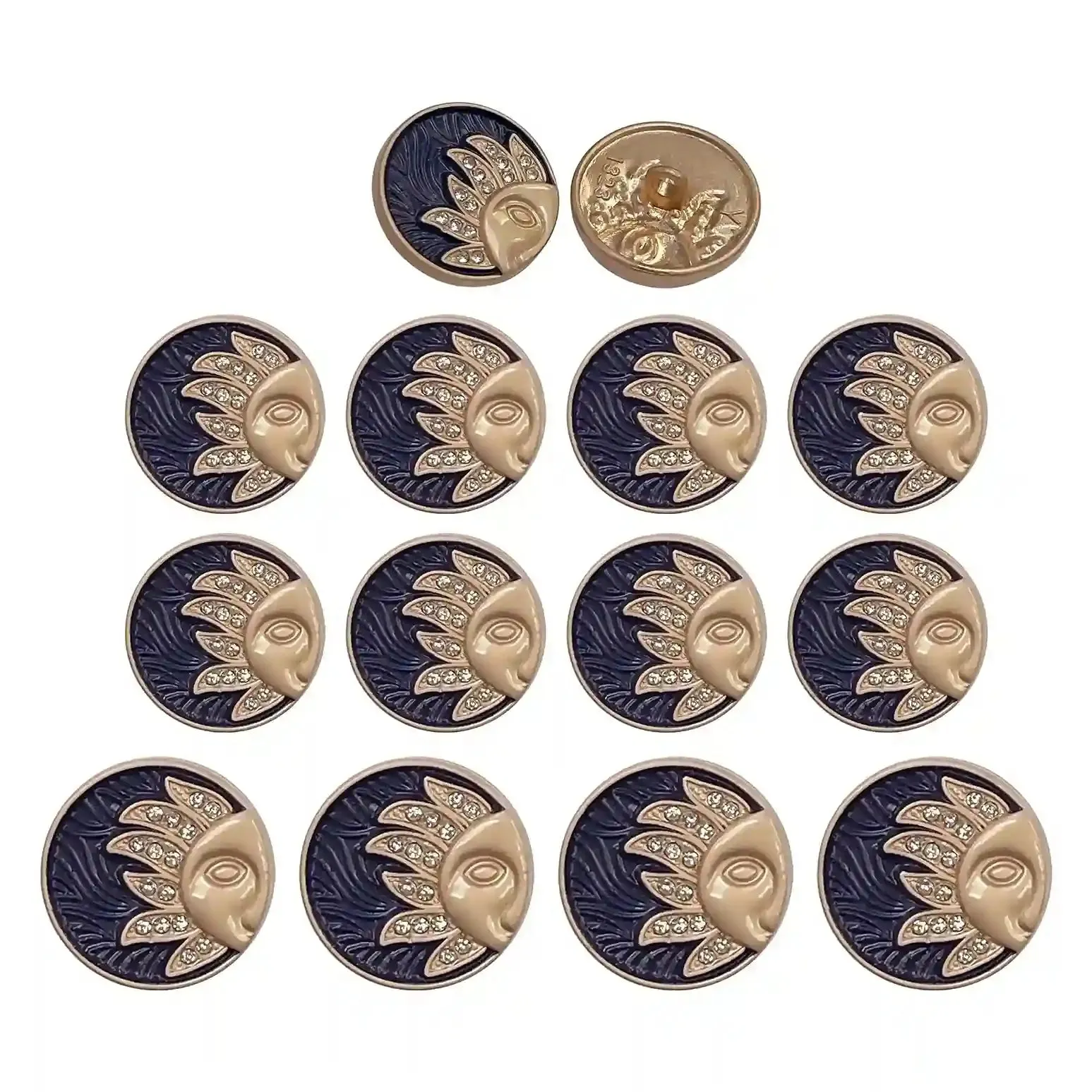 Sun Inspire Metal Buttons