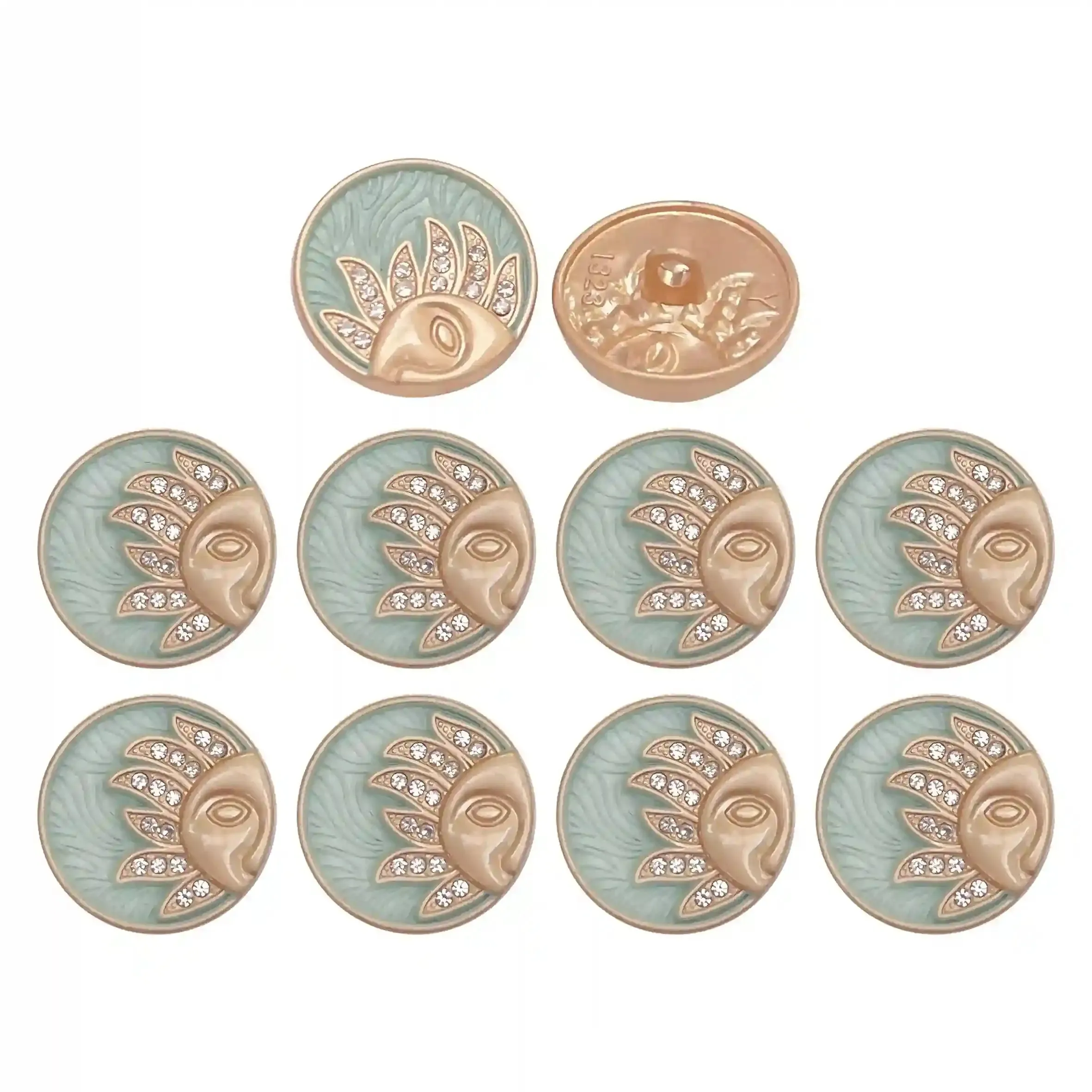 Sun Inspire Metal Buttons