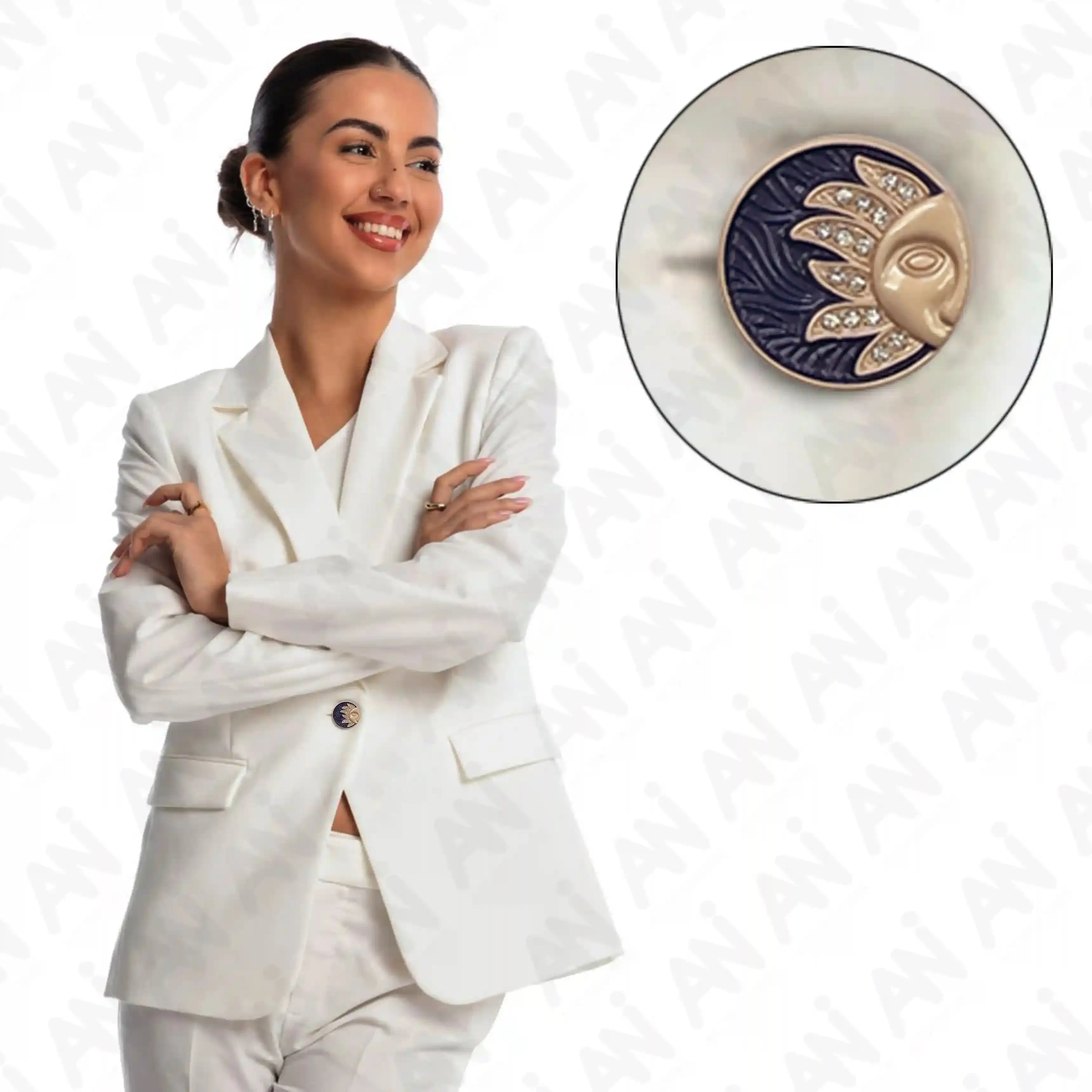 Sun Inspire Metal Buttons