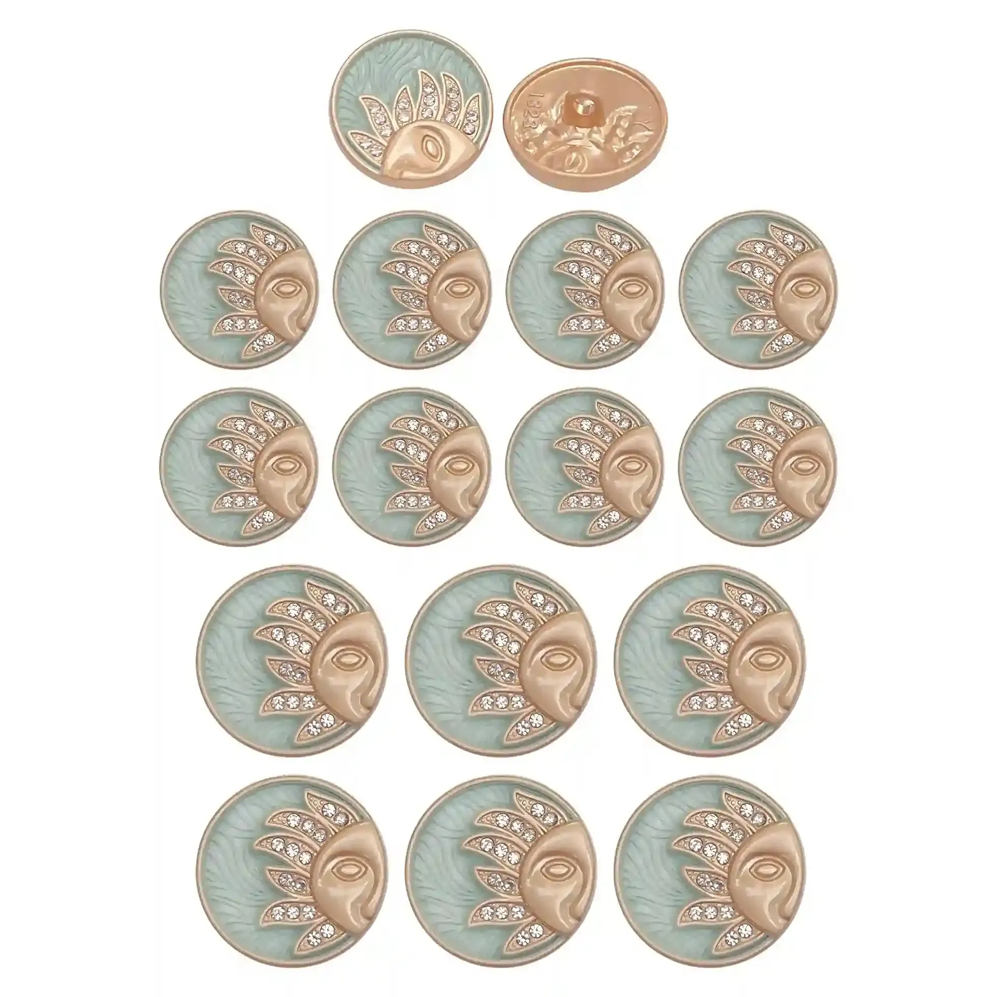 Sun Inspire Metal Buttons