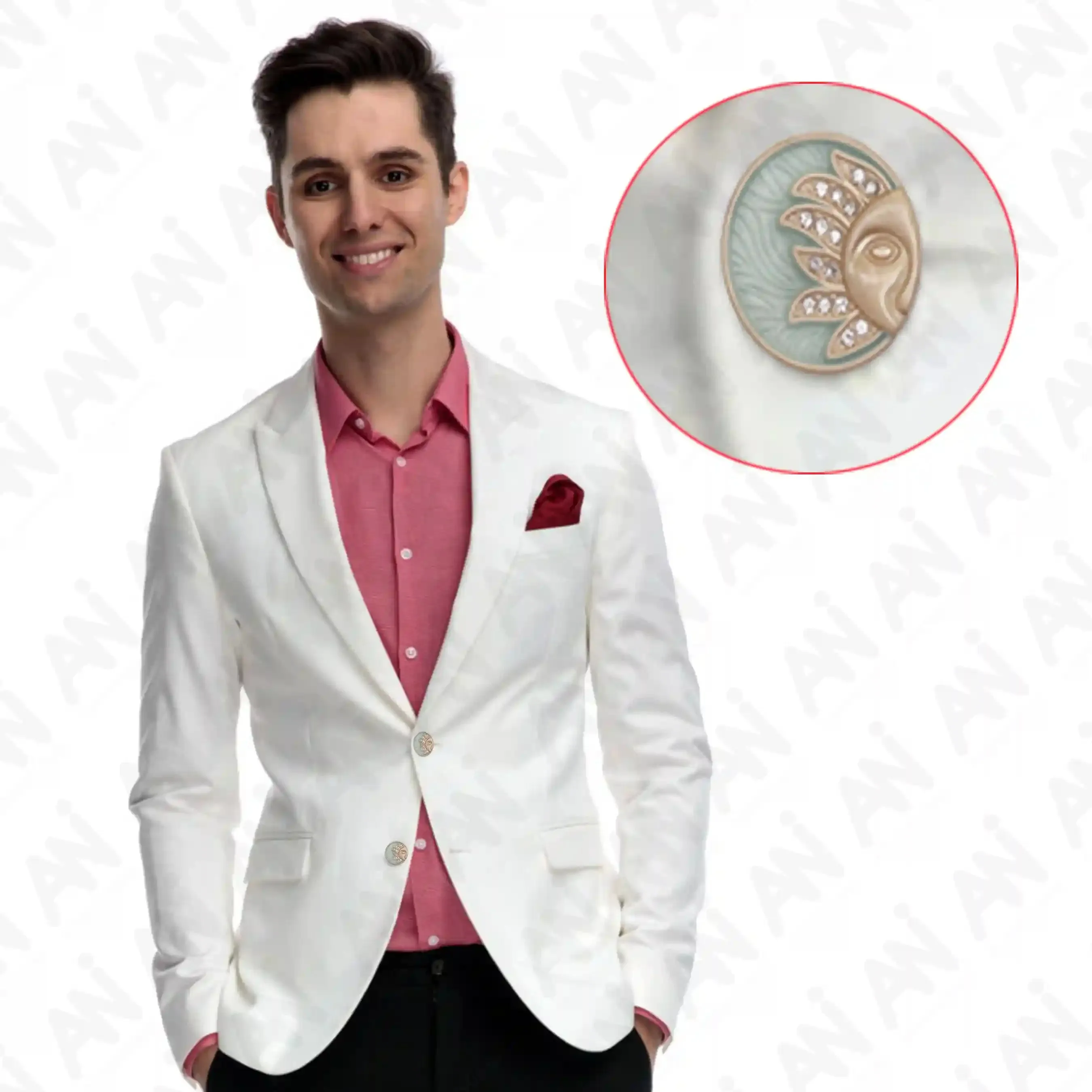 Sun Inspire Metal Buttons