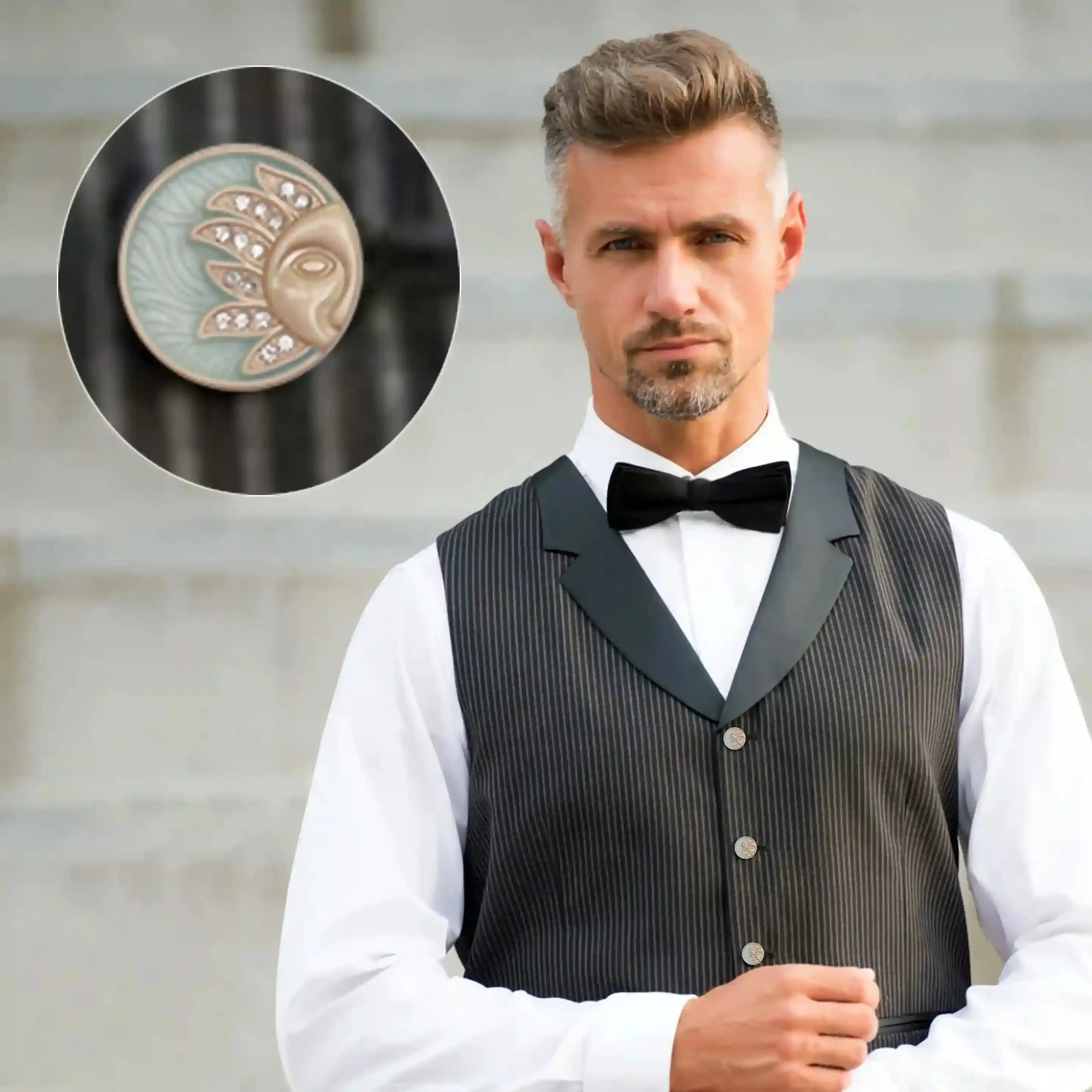 Sun Inspire Metal Buttons