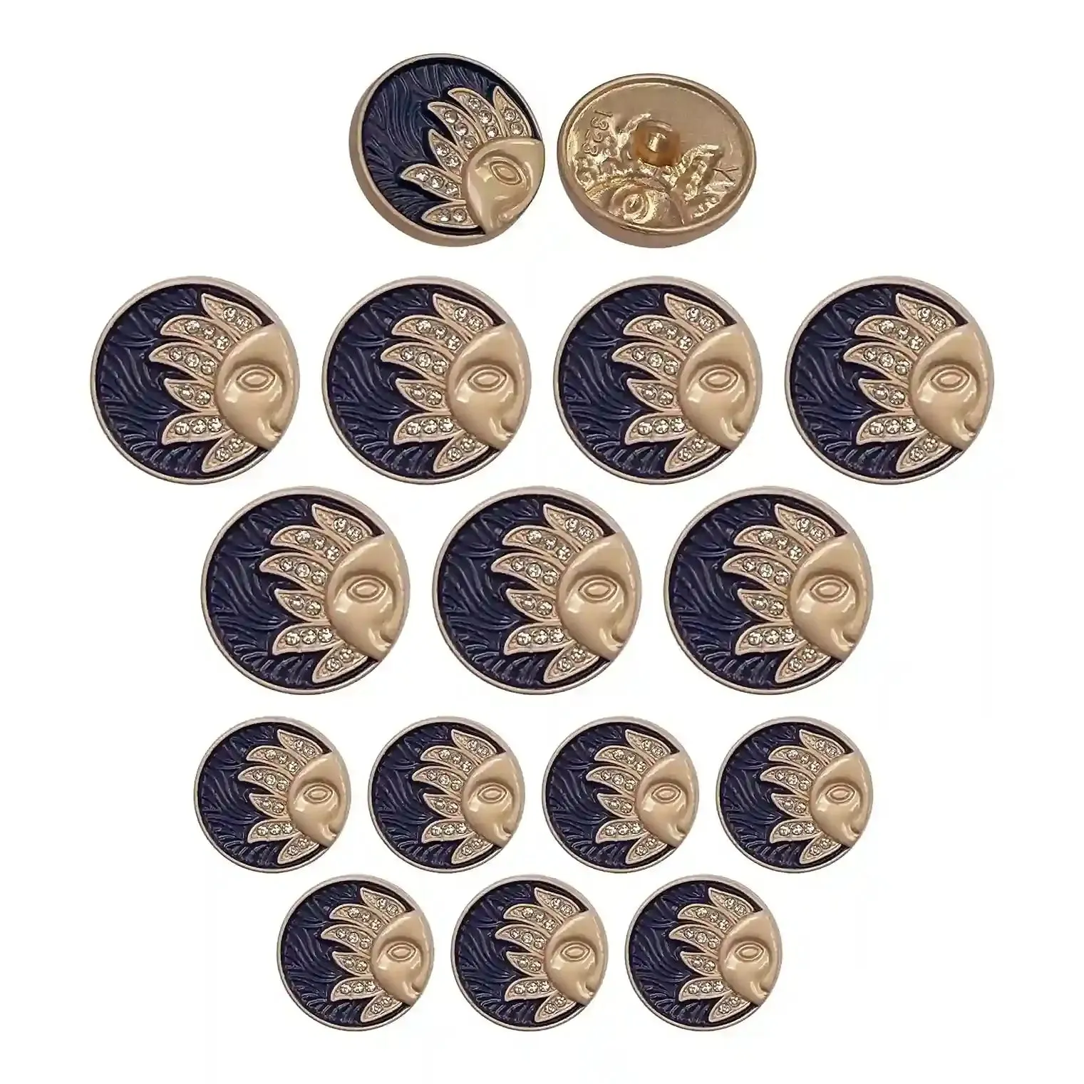 Sun Inspire Metal Buttons