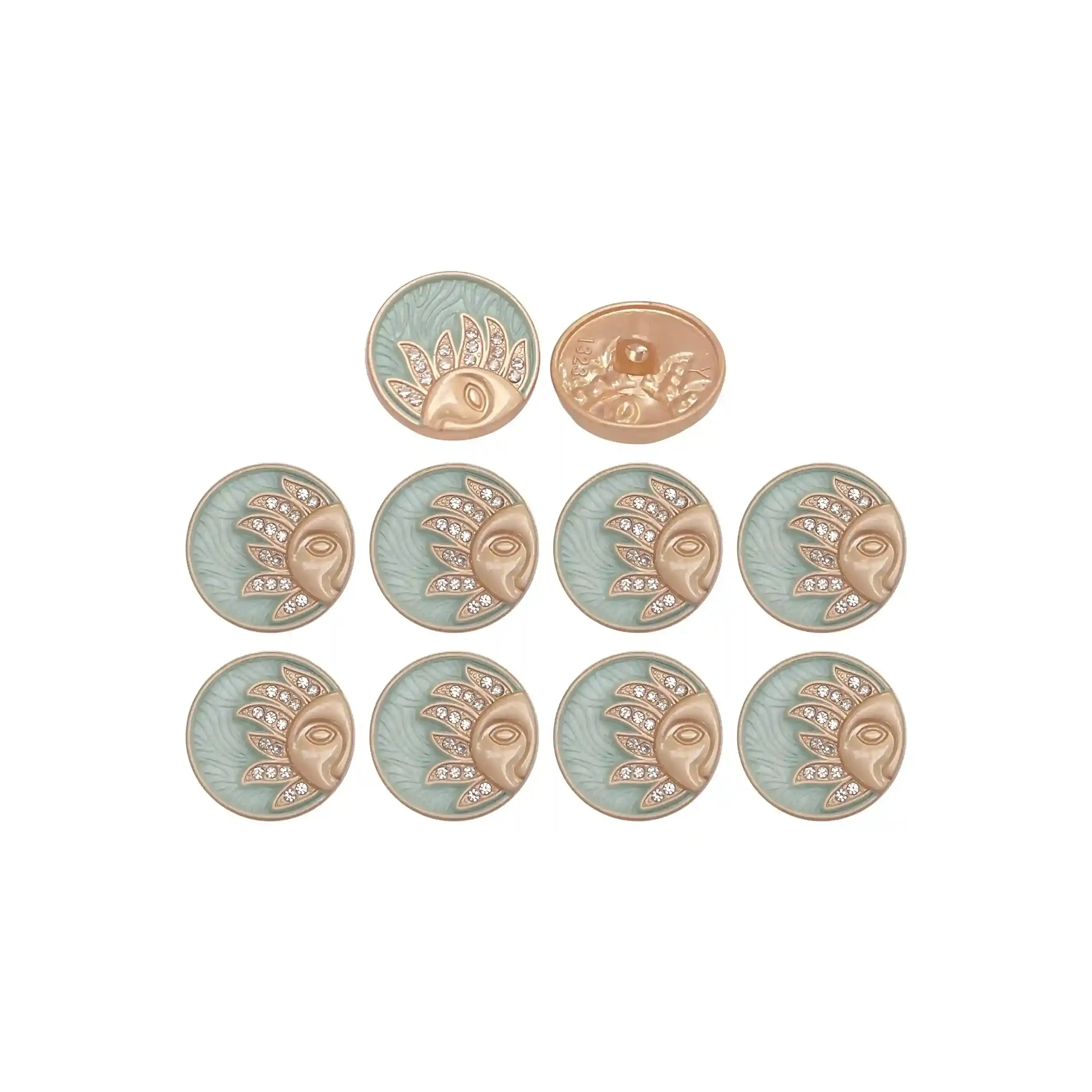 Sun Inspire Metal Buttons