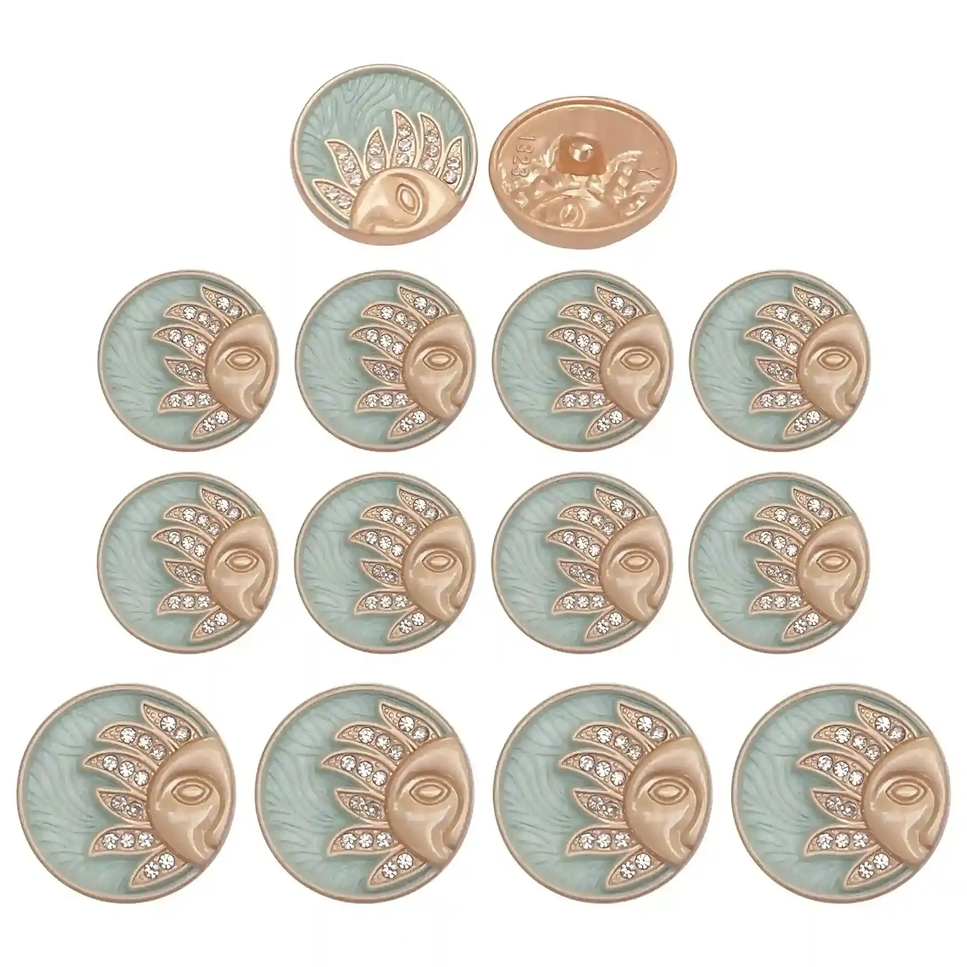 Sun Inspire Metal Buttons