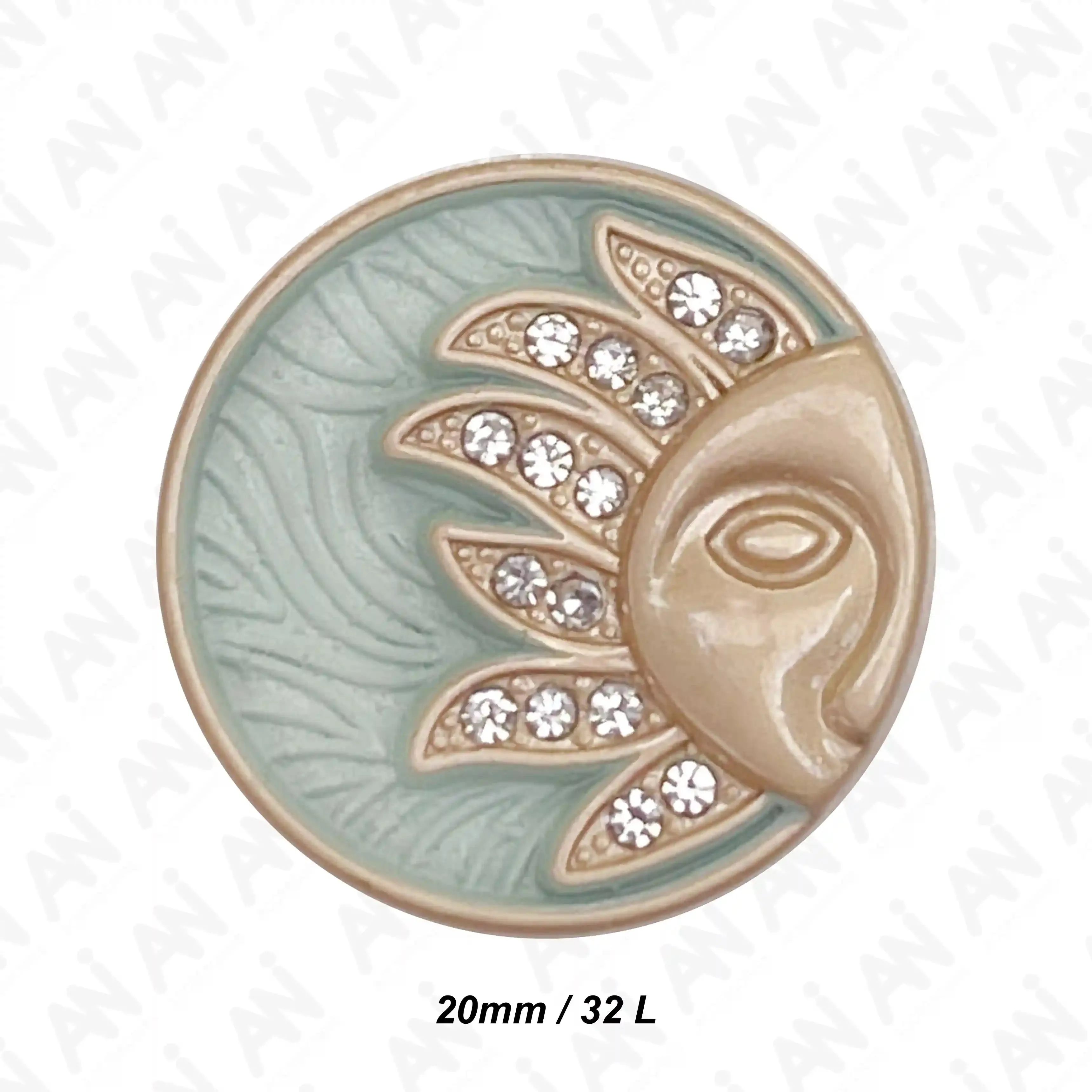 Sun Inspire Metal Buttons